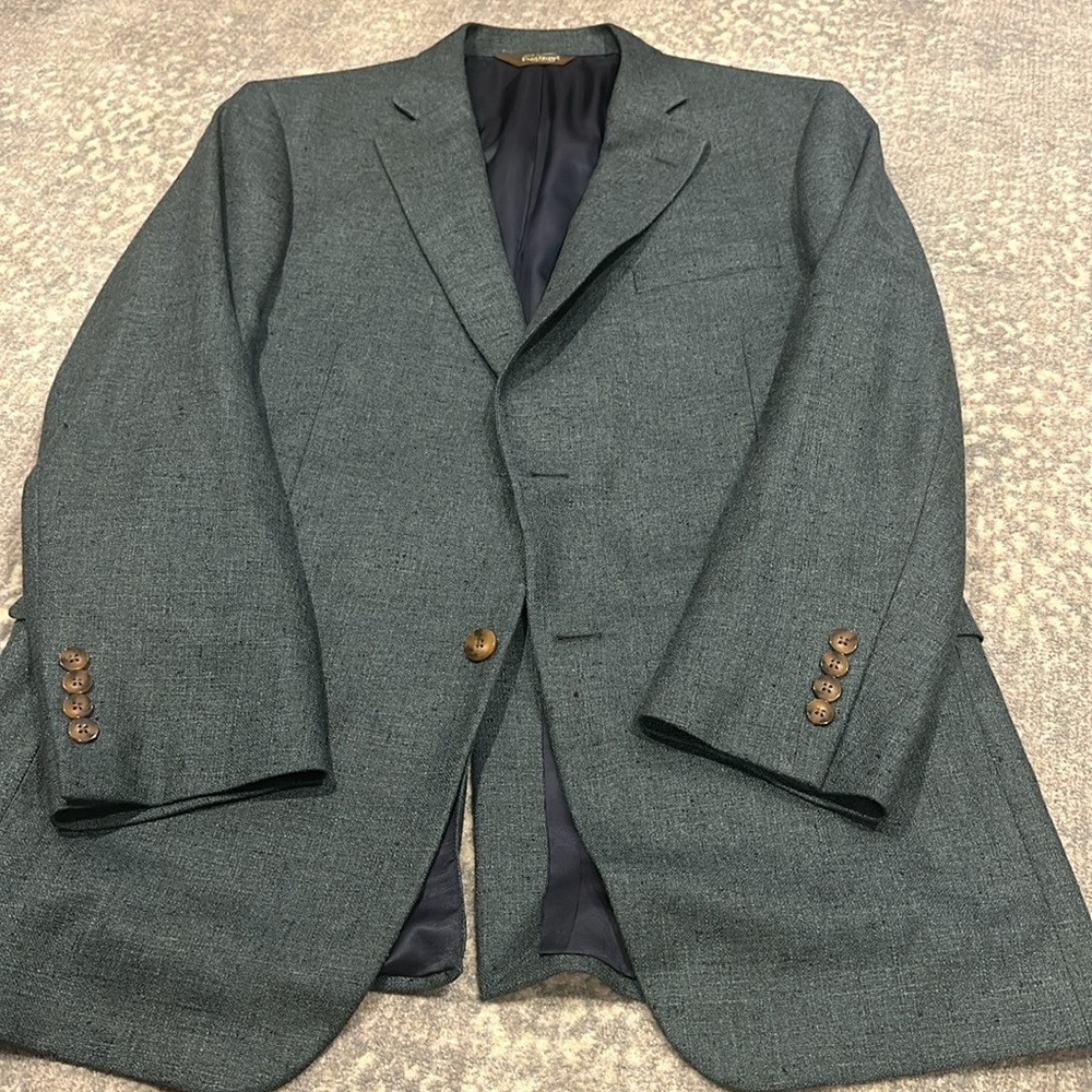 PAUL STUART CASHMERE & SILK SIZE 42 L MENS SPORTS JACKET - Picture 2 of 16
